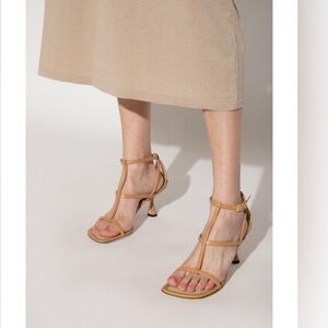 Wandler Julio Strappy Lambskin Sandals
